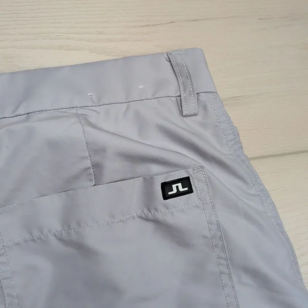 J Lindeberg Pants Mens 36x32 Golf Regular Fit Micro Twill‎ Straight Leg Gray